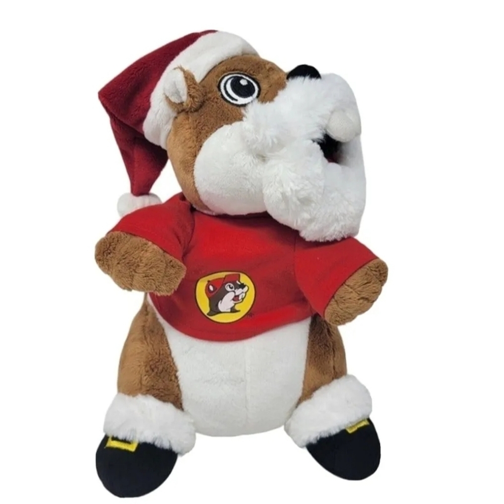 Buc-ee's Santa Buc-ee Beaver Holiday Christmas Medium 10" Plush Bucees